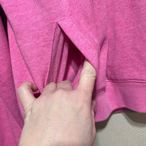 Victoria’s Secret PINK Half Zip Pullover Pocket Sweatshirt Pink Dog Logo XS - Picture 2 of 9